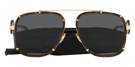 Versace™ VE2233 147087 60 Havana Sunglasses .